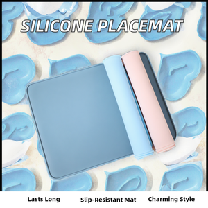 แผ่นรองซิลิโคนปูโต๊ะดีไซน์น่ารักทนทานสำหรับอาหารเด็กทารกและโต๊ะ - Product Image 3