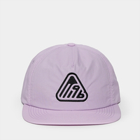 OEM Personnalisé 5 Panneau Logo Brodé Snapback Casquettes Mode Violet Chapeaux en Nylon Non Structurés