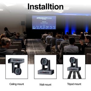 Anxinshi — caméra de vidéoconférence IP PTZ, caméra ULTRA 4K, 20X, 8mp, originale - Product Image 5