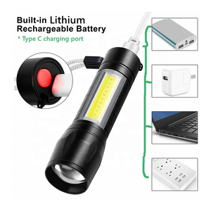 Mingray New Arrivals Loại C Sạc Nhôm Đèn Pin Torch Nhất Sản Phẩm Bán Chạy Sẵn Sàng Để Tàu Mẫu Miễn Phí - Product Image 3