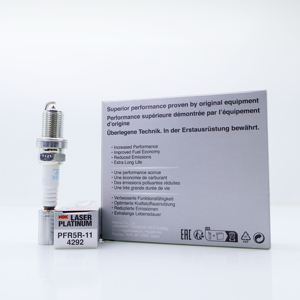 Bougie d'allumage double platine NGK 4292/PFR5R-11 d'origine, état neuf, pour moteur <span class=keywords><strong>Kia</strong></span> Renault Isuzu - Product Image 6