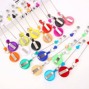 <span class=keywords><strong>Porte</strong></span>-clés <span class=keywords><strong>infirmière</strong></span> en plastique avec badge de dessin animé, <span class=keywords><strong>cordon</strong></span> rétractable multifonctionnel, boucle kaki, <span class=keywords><strong>porte</strong></span>-clés métallique multicolore DIY - Product Image 1
