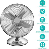 Ventilateur sur pied mécanique en métal de 12 pouces, réglage de la vitesse réglable, super couronne, vente en gros, populaire, utilisation hôtelière, haute qualité