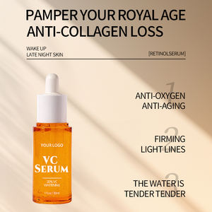 Private Label OEM Natural Organic Dark Spot Whitening Removal Acne Moisturizing <b>Serum</b> <b>Vitamin</b> c - Product Image 3