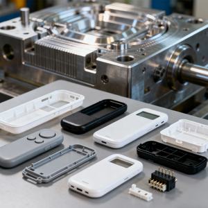 P & M Pièces en plastique OEM personnalisées-Accessoires en plastique pour appareils électroniques, développement de moules + service de moulage de produits - Product Image 1