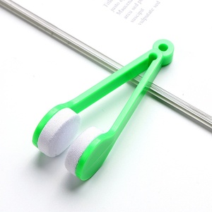 Nouvel outil de nettoyage créatif double face portable multifonctionnel pour <span class=keywords><strong>lunettes</strong></span>, <span class=keywords><strong>lunettes</strong></span> de soleil, brosses de nettoyage en microfibre, outils d'essuyage - Product Image 6
