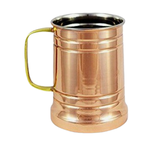 Boissons finies brillantes boisson gobelet tasse eau ou bière potable cuivre tasse concepteur poignée métal personnalisé cuivre tasse - Product Image 3