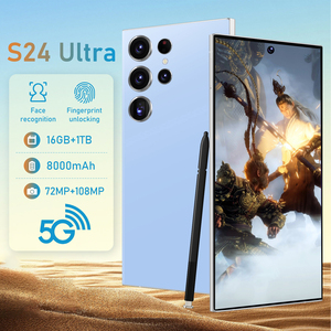 Hot bán <span class=keywords><strong>Android</strong></span> màu xanh S24 siêu 5g 7inch HD màn hình thông minh Điện thoại di động cho câu trả lời cuộc gọi - Product Image 4