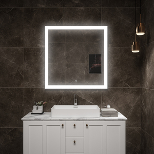 Miroir LED moderne à intensité variable avec solutions de conception graphique pour salons de beauté, hôtels, appartements et villas - Product Image 3
