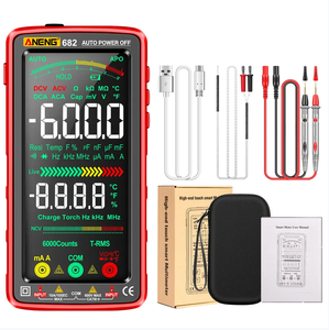 Multimètre portable haute résolution 683 avec grand écran, 600V CC/1000V CA, certifié ISO, garantie 1 an - Product Image 3