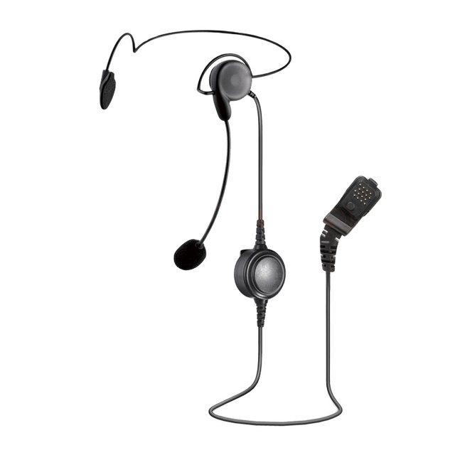 Professional Lightweight Aviation Headset with Oversized PTT Button