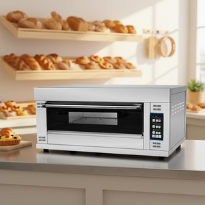 Four électrique intelligent automatique à 3 niveaux et 6 plateaux avec écran LED PLC et <span class=keywords><strong>protection</strong></span> contre la surchauffe pour la boulangerie commerciale - Product Image 1