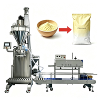 Machine semi-automatique de remplissage et de scellage pour poudres, épices, détergents et emballage d'épices MGO