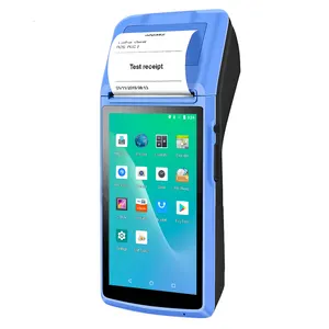 Handheld android smart blue tooth connection catering supermarket gas station receipt thermal printer