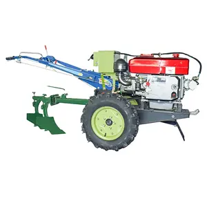 Agricultural Powered Diesel Generator Two Wheel Farm Tractor 22hp 25hp Tractor Power Tiller Walking Tractor Powertiller