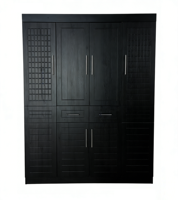 Armoire de chambre à coucher moderne YUKAI en MDF et mélamine pour usage domestique, meuble de rangement en bois pour chambre à coucher YK-861
