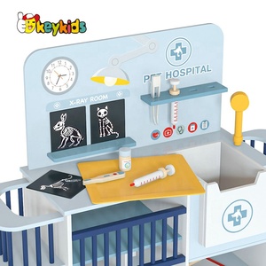 2-in-1 Children Pretend Play Wooden <strong>Vet</strong> <strong>Toy</strong> with Accessories W10D667 - Product Image 6