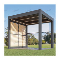 Tente de mariage Spa extérieur chinois de haute qualité Gazebo en aluminium motorisé auvent auvent Pergolas enduit de poudre pour une utilisation dans le jardin