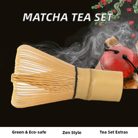 Bambou et Arbre à Thé Traditionnels Japonais pour une Mousse Parfaite de Matcha, Résine Écologique, Design Zen Asiatique, Café