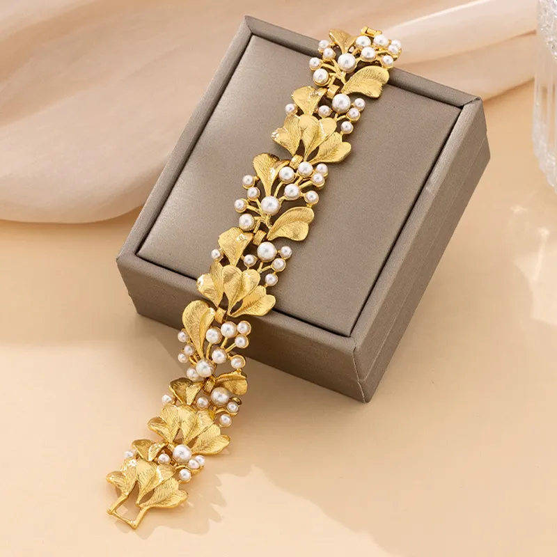 Braccialetto di perle stile medievale gioielli di moda braccialetti ciondoli per bracciali