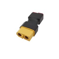 Adaptateur de connecteur T Deans mâle/femelle vers XT60 femelle/mâle pour batterie LiPo RC, hélicoptère, quadricoptère, pièces RC