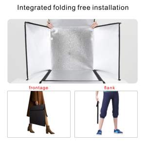 Boîte à lumière <span class=keywords><strong>photo</strong></span> portable de 60 cm, studio LED, lumières USB, tente de prise de vue photographique, cube de table en nylon durable - Product Image 5