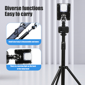 T2601 पोर्टेबल एलईडी कार्य प्रकाश रिचार्जेबल समायोज्य ऊंचाई बाहरी आपातकालीन प्रकाश व्यवस्था - Product Image 3