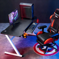 E-sporttafel, thuiscomputertafel, gamingtafel, laptoptafel, bureau, studietafel, studententafel