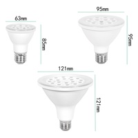Ampoule LED E27 pour plantes PAR, 100-277V, spectre blanc solaire/rose/blanc froid avec boîtier en aluminium pour jardin intérieur