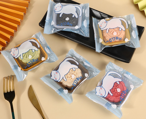 Mooncake Semi-transparent <b>Plastic</b> <b>Packaging</b> Bags Candy Biscuit Luxury <b>Plastic</b> Biscuit Mooncakes <b>Packaging</b> Bag - Product Image 5