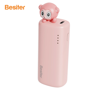 Besiter Cute Mini Powerbank for Promotional Gifts 4000mAh Type-C Input LI-Polymer Battery Power Banks for Mobile Phone