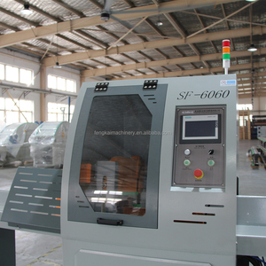 Cina ad alta precisione automatico CNC idraulico <span class=keywords><strong>Pallet</strong></span> di <span class=keywords><strong>legno</strong></span> sega macchina SF6060 stile orizzontale per segherie - Product Image 5