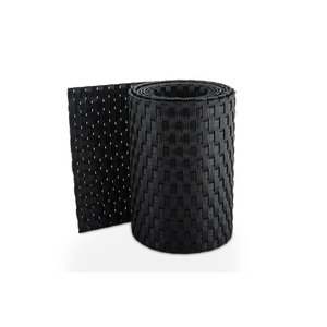 <span class=keywords><strong>Tak</strong></span> Strisce Frangivista in Polyrattan 190 X 205 cm Schermo per Recinzione a Pannelli a Doppia Barra - Product Image 4