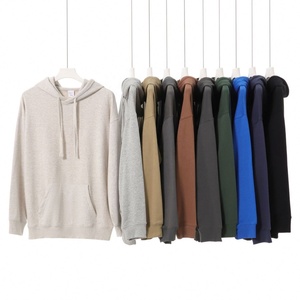 Sweat-shirt à capuche zippé en molleton épais 370G pour <span class=keywords><strong>homme</strong></span>, style américain, collection Printemps-Automne, vente en gros - Product Image 3