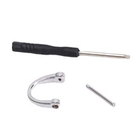 Accessoires de quincaillerie en gros19 mm Boucle en fer à cheval Porte-clés de voiture Boucle de quincaillerie pour bagages Boucle en forme de D