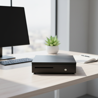 Caisse enregistreuse POS pour usage de bureau, cinq compartiments, comptage et tri automatiques, ABS durable