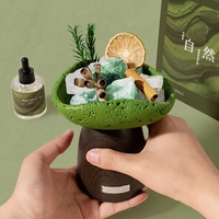 Diffuseur d'arômes en pierre de cristal naturelle écologique, coffret cadeau, emballage personnalisé pour usage domestique, cadeaux d'affaires