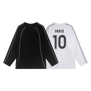 Edizione Corretta 25 Ss Stile BAL 10 #   Nuove Magliette a Maniche Lunghe <span class=keywords><strong>in</strong></span> Jersey Versione Premium con Tessuto Pesante Abbigliamento di Tendenza - Product Image 1