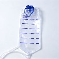 Sac à lavement pour adultes de 1500 ml, fabriqué par des fournisseurs chinois, pour usage en anesthésie et chirurgie, avec système de désinfection EOS, en PVC médical.