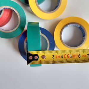 Cinta aislante de 1 y 2 yuanes, cinta eléctrica de colores, cinta aislante, cinta de colores - Product Image 5