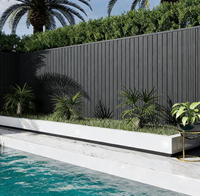 Panneaux muraux extérieurs en WPC faciles à installer, imperméables, design moderne, ignifuges, insonorisés, anti-fumée, écologiques, panneaux cannelés, garantie 5 ans