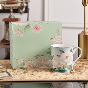 Wholesale Hot Selling White Peony Series Exquisite Bone China Tableware Dishwasher Safe <b>For</b> Hotel - Product Image 6