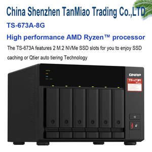 Nuevo Servidor de almacenamiento de vídeo de documentos de red empresarial Tower 6 Bay NAS TS <span class=keywords><strong>673A</strong></span> qmap - Product Image 3