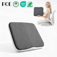 Coussin de siège ergonomique orthopédique en mousse à mémoire de forme haute densité personnalisable pour chaise de bureau, avec technologie de couture et tissu en maille pour soulager la douleur