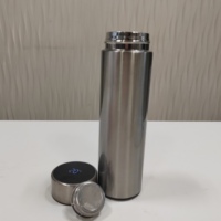 Bouteille d'eau intelligente en acier inoxydable 304, 500 ml, affichage de la température LED, thermos intelligent, tasse à eau à température contrôlée