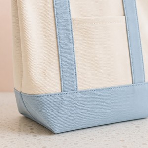 Bolsa de Compras de Lona de Algodón Personalizada al por Mayor con Logotipo Bordado, Reutilizable, Lisa, Pequeña, Mini, Color <span class=keywords><strong>Azul</strong></span> Menta, Rosa, Color Caramelo, para Regalo - Product Image 3