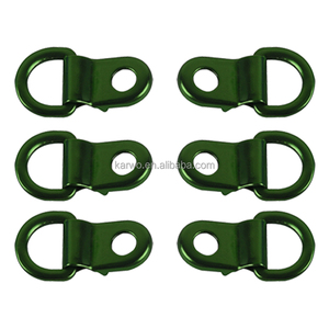 Màu Sắc Mới Thời Trang Khởi Động Ren Dây Giày Móc Kim Loại Phần Cứng D Vòng Đi Bộ Đường Dài Giày Ren Móc - Product Image 3