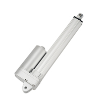 Actionneur linéaire HAKIWO 12V 24V IP65 3000N course 50mm pour motorisation de traqueur solaire, ouvre-porte, ouvre-fenêtre et réglage de panneau solaire