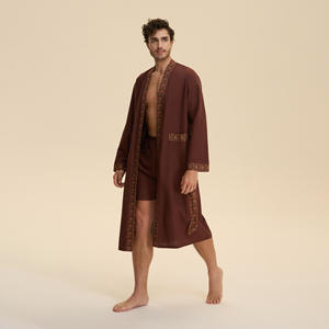 OEM/ODM <strong>Men's</strong> Middle Eastern <strong>Gown</strong> Loose Casual Couple Spring <strong>Dressing</strong> <strong>Gown</strong> <strong>Men's</strong> Long <strong>Men's</strong> Loungewear - Product Image 4