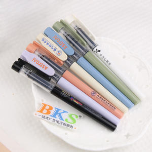 Новинка! Высококачественные пластиковые гелевые ручки 0,5 мм с логотипом на заказ, черные, синие, красные чернила, сертификат CE, прямые поставки с завода. - Product Image 5